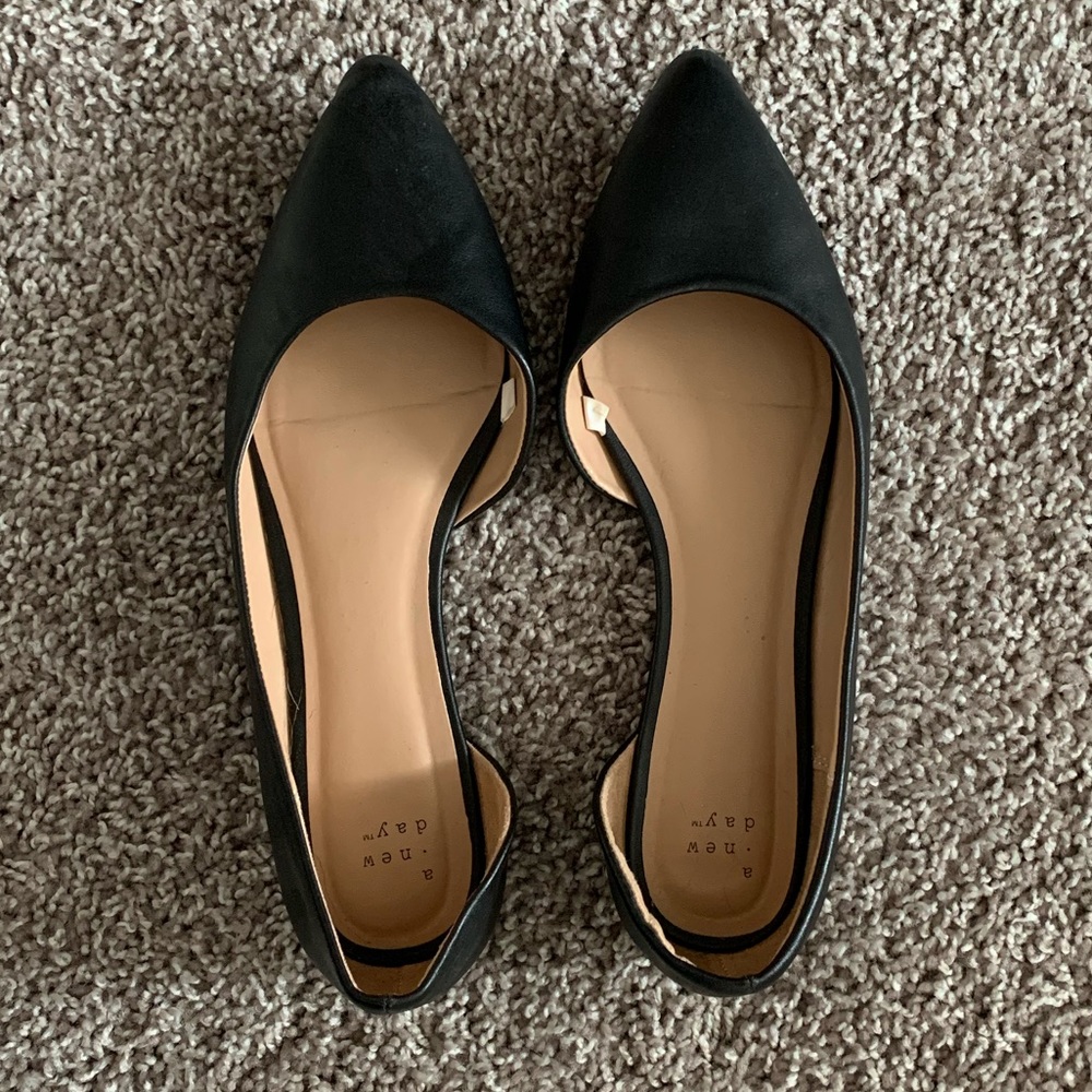 A new day black flats